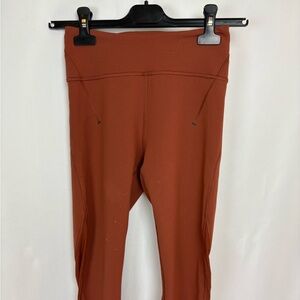 🤎🧡lululemon brown leggings with mesh